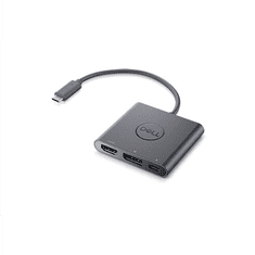 DELL Dellov videoadapter | 19-pinski HDMI tipa A | 20-pinski DisplayPort | 24-pinski USB-C (samo napajanje) | ženska | 24-pinski USB-C | moški | 0,18 m