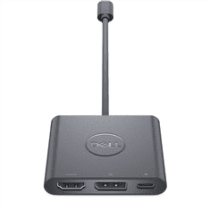 DELL Dellov videoadapter | 19-pinski HDMI tipa A | 20-pinski DisplayPort | 24-pinski USB-C (samo napajanje) | ženska | 24-pinski USB-C | moški | 0,18 m