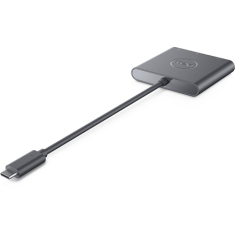 DELL Dellov videoadapter | 19-pinski HDMI tipa A | 20-pinski DisplayPort | 24-pinski USB-C (samo napajanje) | ženska | 24-pinski USB-C | moški | 0,18 m