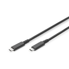 Digitus Digitus | USB-C | Moški | 24-pinski kabel USB-C | Črn | 24-pinski USB-C | 0,8 m