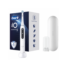 Oral-B Oral-B | iO5 | Električna zobna ščetka | Polnilna | Za odrasle | ml | Število glav | Vse bele | Število vključenih glav 1 | Število načinov ščetkanja 5