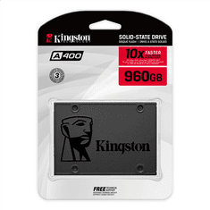 Kingston Kingston | SSD | A400 | 960 GB | 2,5-palčni format SSD | vmesnik SATA Rev 3.0 | hitrost branja 500 MB/s | hitrost pisanja 450 MB/s