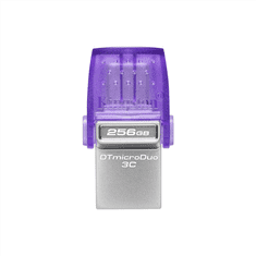 Kingston Kingston | DataTraveler | DT Micro Duo 3C | 256 GB | USB tipa C in tipa A | Vijolična