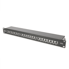 Digitus Digitus | Patch Panel | CAT 6A | RJ45, 8P8C | m | Zaščita RJ45 (kositrni bron) | Primerno za montažo v 483 mm (19") omaro; Prenosne lastnosti: Kategorija 6A, razred EA; področje uporabe: uporaba v omr