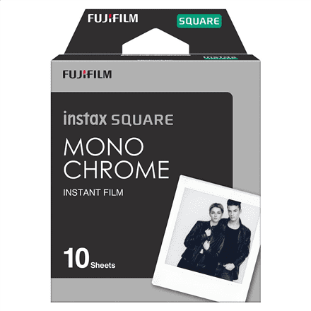 FujiFilm Fujifilm | Instax Square Monochrome (10pl) | 86 × 72 mm | Območje za fotografiranje: 62 × 62 mm | Komplet 10 fotografij