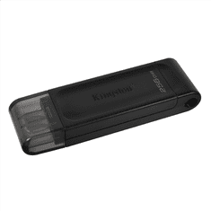 Kingston Kingston | Bliskovni disk USB | DataTraveler 70 | 256 GB | USB 3.2 Gen 1 Type-C | Črna