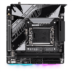 Gigabyte Gigabyte | B760I AORUS PRO DDR4 1.0 M/B | Družina procesorjev Intel | Procesorska vtičnica LGA1700 | DDR4 DIMM | Pomnilniške reže 2 | Podprti vmesniki za trdi disk SATA, M.2 | Število priključkov SATA