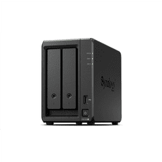 Synology Synology DS723+ 2-palubni/AMD Ryzen R1600/2-jedrni 2,6 (osnovni)/3,1 (turbo) GHz/2GB DDR4/2 x 3,5 "xHot swap/2x1GbE/1xUSB3,2/eSATA/RAID 0,1/3Y Synology | 2-palubni | DS723+ | AMD | Ryzen R16