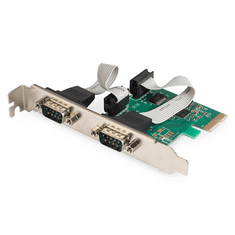 Digitus Digitus DS-30000-1 prilagodljiva kartica serijskega vmesnika PCIe | 2 vhoda | AX99100