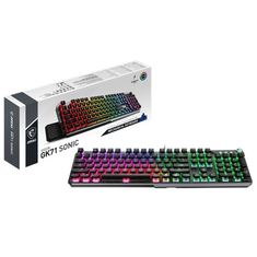 MSI MSI | Gaming tipkovnica | VIGOR GK71 SONIC BLUE | Gaming tipkovnica | RGB LED osvetlitev | ZDA | Žična | Črna | Numerična tipkovnica | Modra stikala