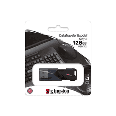 Kingston Kingston | DataTraveler | Exodia Onyx | 128 GB | USB 3.2 | Črna