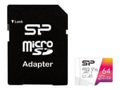 Silicon Power Silicon Power | UHS-I | Elite | pomnilniška kartica microSDHC | 64 GB | microSDHC/SDXC | bliskovni pomnilnik razreda 10