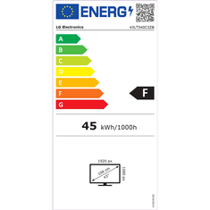 LG LG 43LT340C3ZB 43" 1920x1080/400cdm2/HDMI, izhod za slušalke, USB, CI reža LG | 43LT340C3ZB | 43 " | Landscape | 16/7 | WebOS | 400 cd/m² | 1920 x 1080 pik | 9 ms