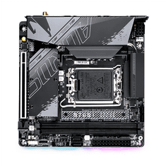 Gigabyte Gigabyte | B760I AORUS PRO 1.0 | Družina procesorjev Intel | Procesorska vtičnica LGA1700 | DDR5 DIMM | Pomnilniške reže 2 | Podprti vmesniki za trdi disk SATA, M.2 | Število priključkov SATA 2 | Čipi