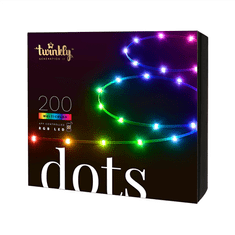 Twinkly Twinkly Dots Smart LED luči 60 RGB (večbarvne), USB napajanje, 3 m, črna Twinkly | Dots Smart LED luči 60 RGB (večbarvne), USB napajanje, 3 m, črna | RGB - 16M+ barv