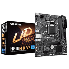 Gigabyte Gigabyte | H510M K V2 1.0 M/B | Družina procesorjev Intel | Procesorska vtičnica LGA1200 | DDR4 DIMM | Pomnilniške reže 2 | Podprti vmesniki za trdi disk SATA, M.2 | Število priključkov SATA 2 | Čipi