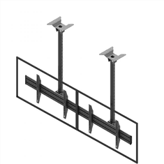 Edbak EDBAK | Stropni nosilec | MBV2155-L | 50-57 " | Največja teža (nosilnost) 140 kg | Črna