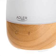 Adler Adler | AD 7967 | Ultrazvočni aroma difuzor | Ultrazvok | Primeren za prostore do 25 m² | Rjava/bela