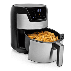 Princess Princess | 182026 | Digital Airfryer XXL | Moč 1500 W | Zmogljivost 4,5 L | Črna/nerjaveče jeklo