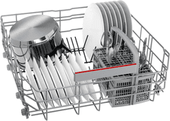 Bosch Bosch | Pomivalni stroj | SMU4HAI01S | Vgradni | Širina 60 cm | Število nastavitev 13 | Število programov 6 | Razred energijske učinkovitosti D | Zaslon | Funkcija AquaStop | Silver