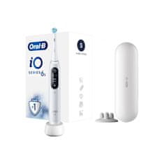 Oral-B Električna zobna ščetka | iO6 | Polnilna | Za odrasle | Število vključenih glav 1 | Število načinov ščetkanja 5 | Bela