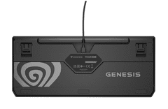 Genesis THOR 230 | Mehanska igralna tipkovnica | Žična | ZDA | Anchor Gray Positive | USB Type-A | Outemu Red