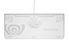 Genesis THOR 230 | Mehanska igralna tipkovnica | Brezžična | ZDA | Bela | 2,4 GHz, Bluetooth, USB | Outemu Red