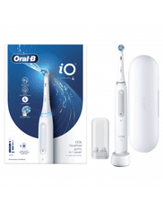 Oral-B Oral-B | iO4 | Električna zobna ščetka | Polnilna | Za odrasle | ml | Število glav | Vse bele | Število vključenih glav 1 | Število načinov ščetkanja 4