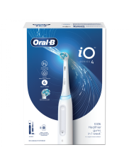 Oral-B Oral-B | iO4 | Električna zobna ščetka | Polnilna | Za odrasle | ml | Število glav | Vse bele | Število vključenih glav 1 | Število načinov ščetkanja 4