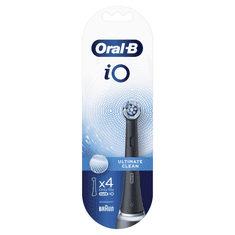 Oral-B Oral-B | Zamenjava ščetke | iO Ultimate Clean | Glave | Za odrasle | Število vključenih glav ščetke 4 | Število načinov ščetkanja N/A | Črna