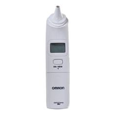 Omron Omron Gentle Temp 520 Termometer za merjenje temperature v ušesu, LCD zaslon, bel, spominska funkcija, hitro merjenje 1 s, enota °C/°F, 1 kos.