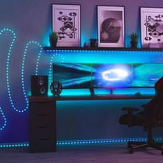 Twinkly Twinkly|Dots Smart LED Lights 60 RGB (Multicolor), USB, 3 m, prozorne|RGB - 16M+ barv