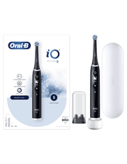 Oral-B Oral-B | Električna zobna ščetka | serija iO6 | Brezžična | Za odrasle | Število vključenih glav 1 | Število načinov ščetkanja 5 | Black Onyx