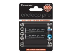 Panasonic Panasonic ENELOOP Pro BK-3HCDE/2BE baterije za ponovno polnjenje, 2500 mAh, 500 (2xAA) | Panasonic