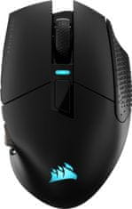 Corsair Corsair | Gaming Mouse | SCIMITAR ELITE RGB | Brezžična gaming miška | Optična | Gaming Mouse | Črna | Da