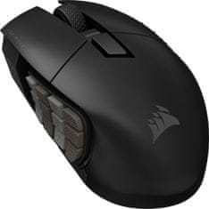 Corsair Corsair | Gaming Mouse | SCIMITAR ELITE RGB | Brezžična gaming miška | Optična | Gaming Mouse | Črna | Da