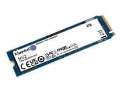 Kingston Kingston | SSD | NV2 | 4000 GB | Format SSD M.2 2280 | Vmesnik SSD PCIe 4.0 x4 NVMe | Hitrost branja 3500 MB/s | Hitrost zapisovanja 2800 MB/s