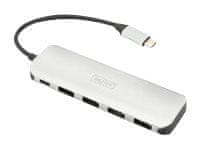 Digitus Digitus | Polnjenje | 4-portno vozlišče USB tipa C (USB 3.0) + PD