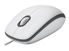 Logitech Logitech | Miška | M100 | Žična | USB-A | Bela