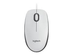 Logitech Logitech | Miška | M100 | Žična | USB-A | Bela