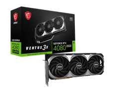 MSI MSI | GeForce RTX 4080 SUPER 16G VENTUS 3X OC | NVIDIA | 16 GB | GeForce RTX 4080 SUPER | GDDR6X | Število vrat HDMI 2 | PCI Express 4.0 | Hitrost pomnilnika 2580 MHz