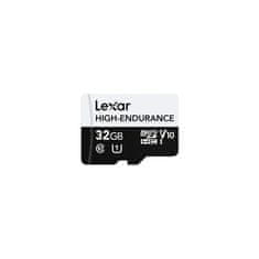 Lexar Lexar | Flash pomnilniška kartica | Visoka vzdržljivost | 32 GB | microSDHC | Razred bliskovnega pomnilnika UHS-I