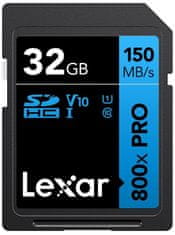 Lexar Lexar | Spominska kartica | Professional 800x PRO | 32 GB | SDXC | Flash pomnilnik razreda UHS-I