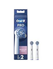 Oral-B Oral-B | Nadomestne glave za zobne ščetke | EB60X-2 Sensitive Clean Pro | Glave | Za odrasle | Število vključenih glav za ščetko 2 | Bela