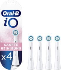 Oral-B Oral-B | Čistilne izmenljive glave zobne ščetke | iO Gentle polnilo | Glave | Za odrasle | Število vključenih glav ščetke 4 | Bela