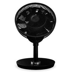 Duux Duux | Pametni ventilator | Whisper Flex Smart Black z akumulatorsko baterijo | Stoječi ventilator | Črna | Premer 34 cm | Število hitrosti 26 | Oscilacija | 2-22 W | Da | Časovnik