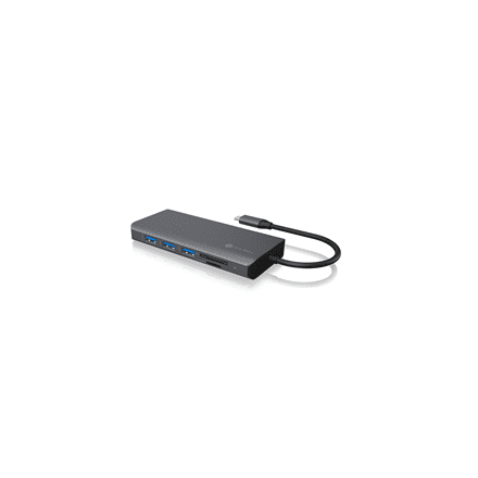 RaidSonic Raidsonic | USB Type-C Notebook DockingStation | IB-DK4070-CPD | DockingStation | Število vrat USB 3.0 (3.1 Gen 1) | Število vrat USB 2.0 | Število vrat HDMI