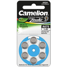 Camelion Camelion | A675/DA675/ZL675 | Cink zračne celice | 6 kosov.