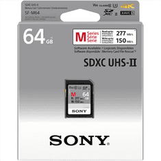 Sony Sony | 64 GB pomnilniške kartice SDXC Class10 UHS-II U3 V60 Tough | 64 GB | SDXC | Flash spomin razreda 10