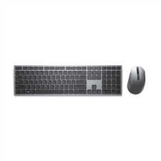 DELL Dell | Premier Multi-Device Keyboard and Mouse | KM7321W | Komplet tipkovnice in miške | Brezžični | Vključene baterije | ZDA | Titanovo siva | Brezžična povezava